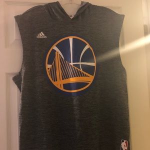 Golden State sweatshirt vest with a hoodie